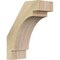 Ekena Millwork 6"W x 12"D x 16"H Merced Rough Sawn Knee Brace, Douglas Fir BRC06X12X16MRC00RDF - alternate 1